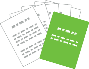 適性検査の書類のイメージイラスト